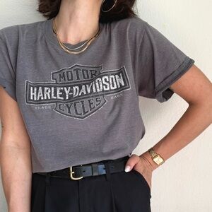 Vintage Harley-Davidson Logo Tee